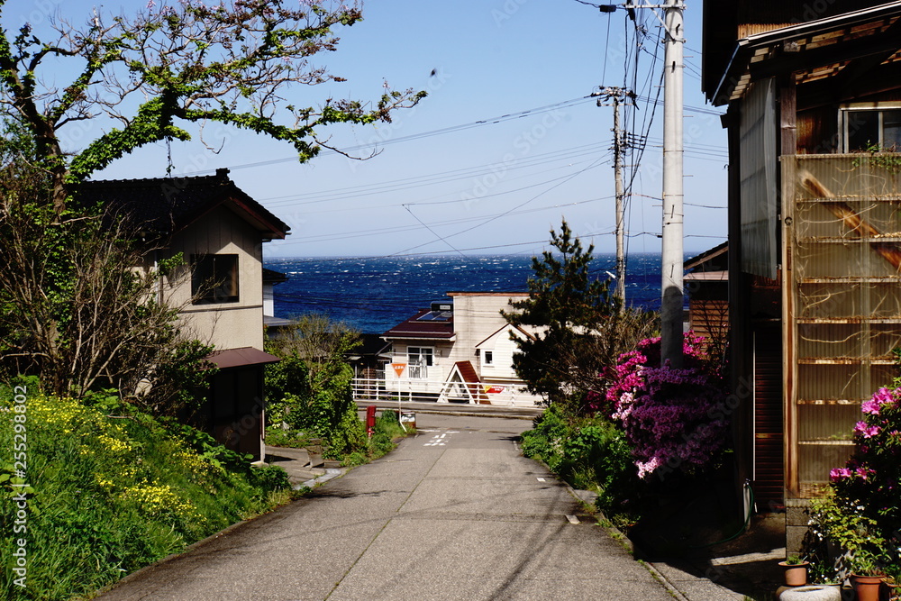 Obraz premium Nou, sea and village