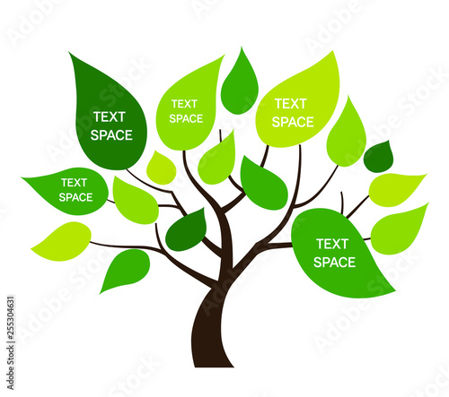 Tree icon design material