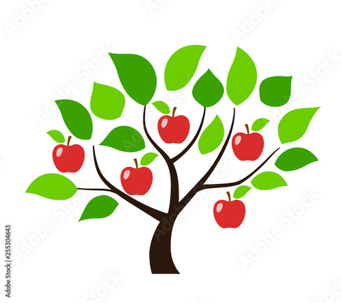 Apple tree illustration