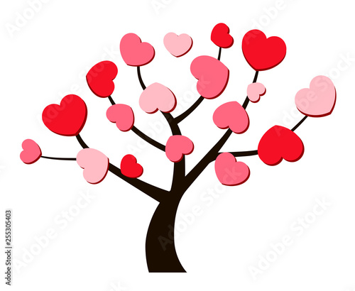 Tree and heart illustration