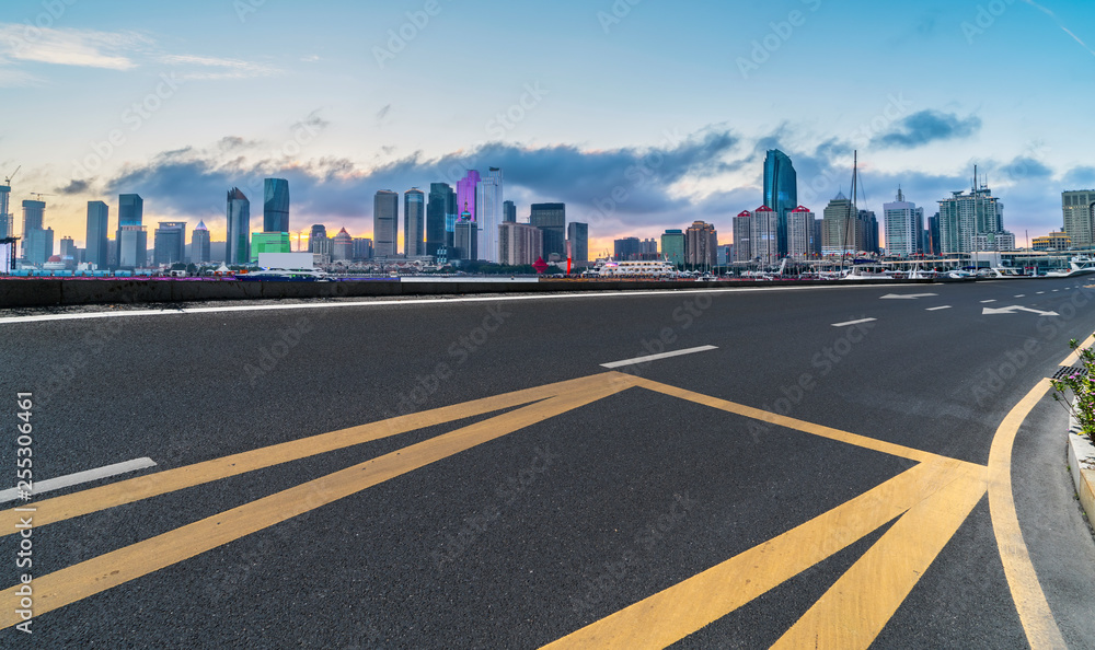 Urban Road, Highway and Construction Skyline..