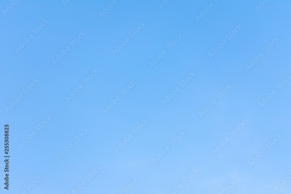 Beautiful, abstract, blue sky background. A good place to place the text. Clear sky without clouds.