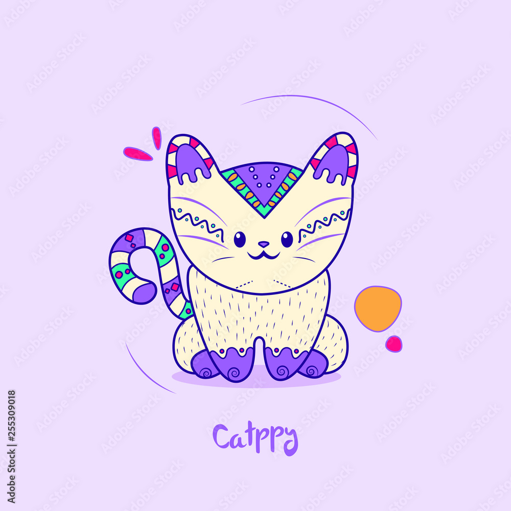 Gato feliz