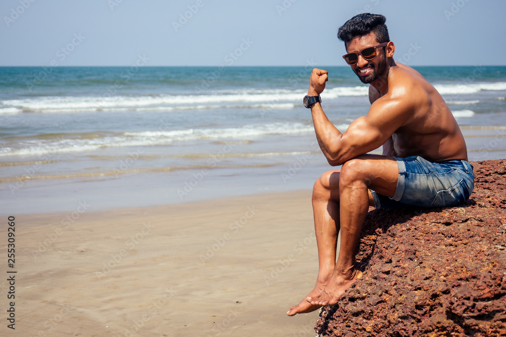 Beach Poses for Men - YouTube