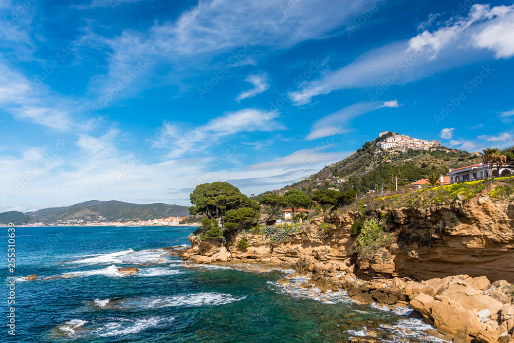 Beautiful Rocky Mediterranean Coast of Southern Italy