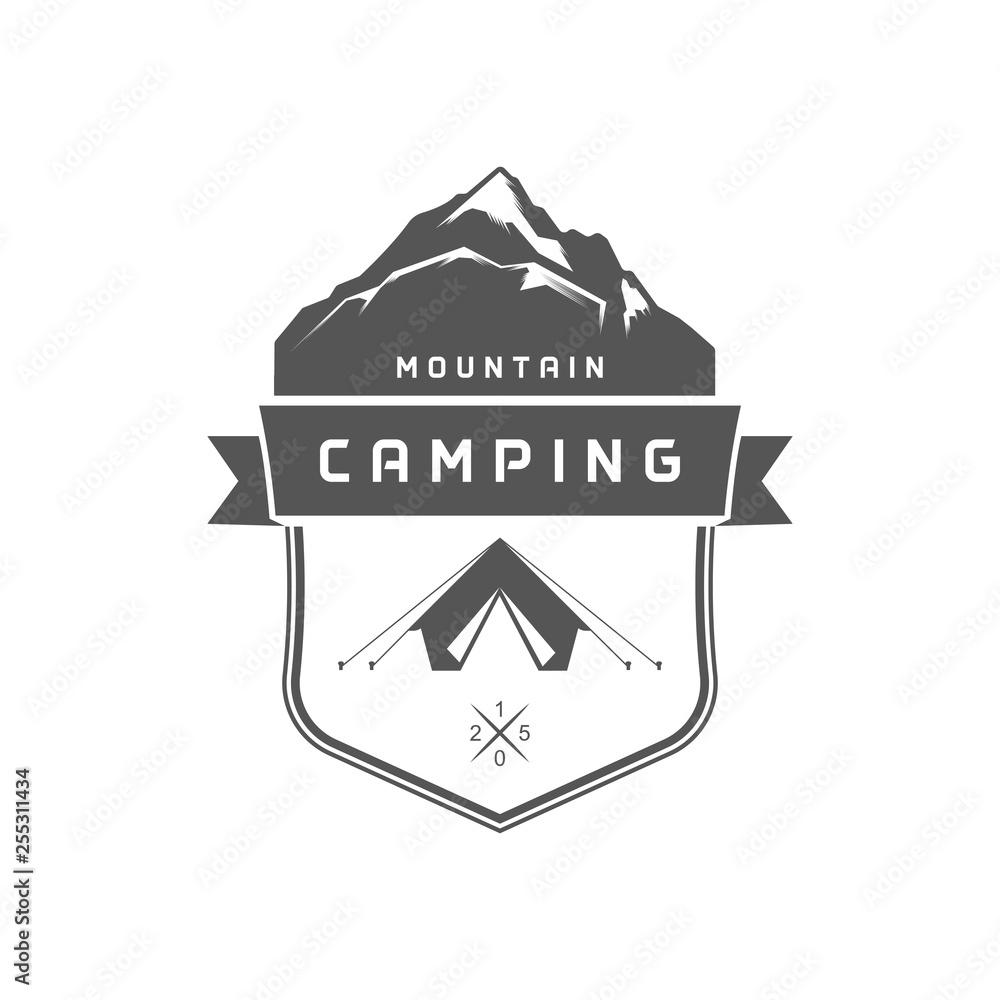 Mountain Camping Logotype.