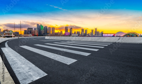 Urban Road, Highway and Construction Skyline..