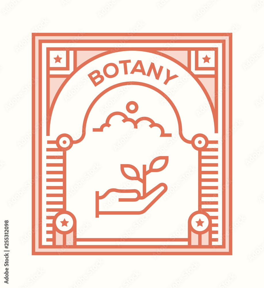 BOTANY ICON CONCEPT BOTANY ICON CONCEPT
