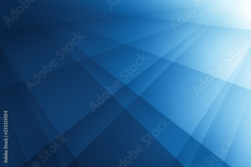 abstract blue background with geometric lines. illustration technology design