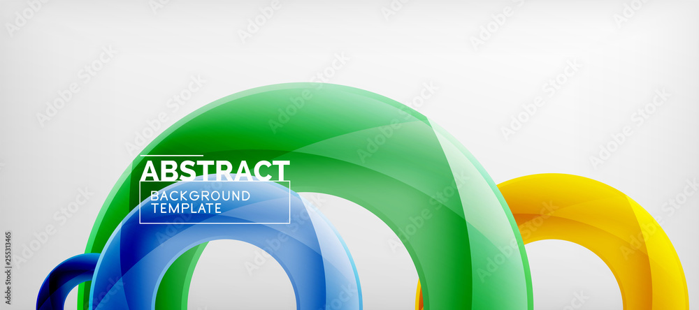 Vector rings abstract background Vector rings abstract background