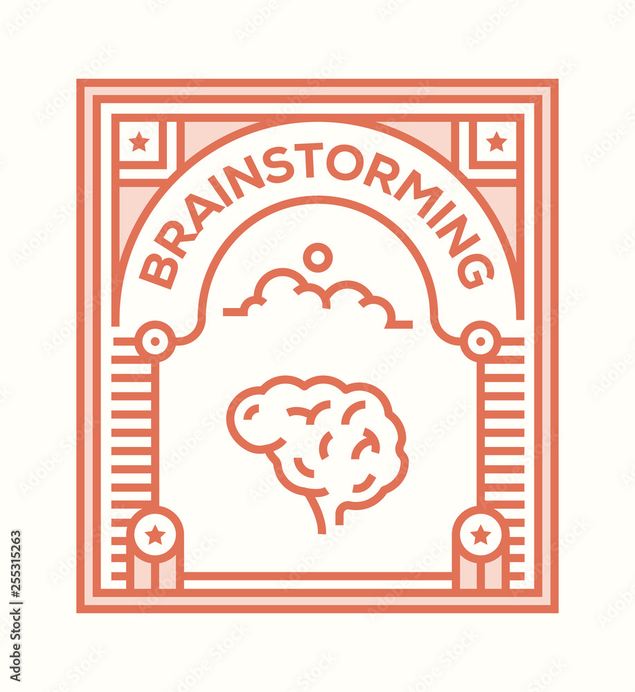 BRAINSTORMING ICON CONCEPT BRAINSTORMING ICON CONCEPT