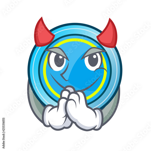 Devil frisbee toys in the character shape