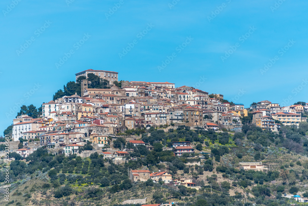 Hilltop Medieval Village in Southern Italy