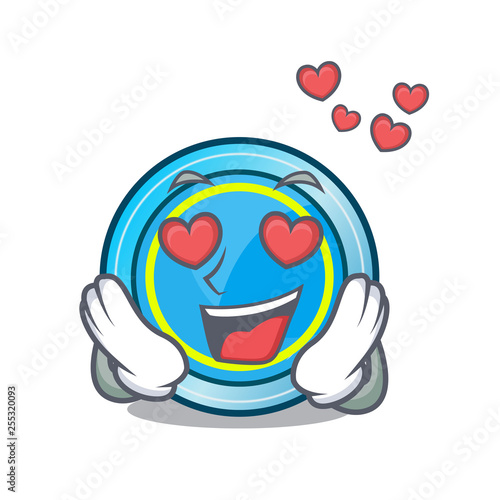 In love frisbee toys in the character shape