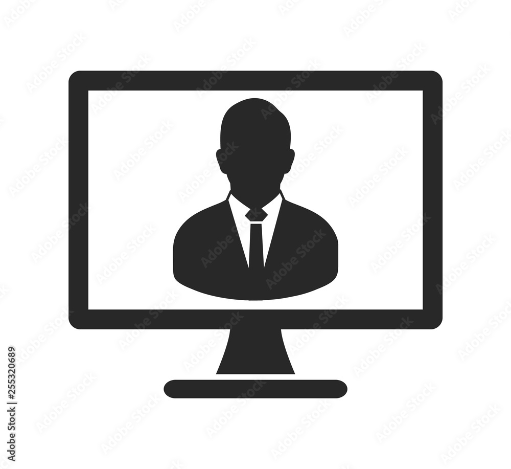 Online Service Icon. Flat style vector EPS. Online Service Icon. Flat style vector EPS.