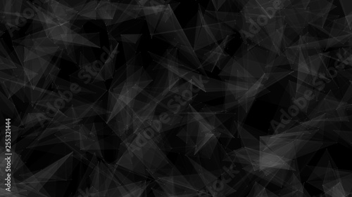 Dark Triangles Web Abstract Background