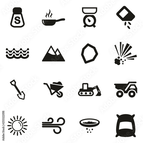 Salt or Salt Mining Icons