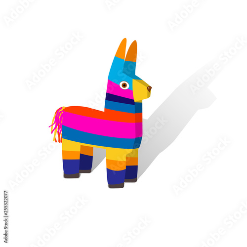 Funny colorful character pinata