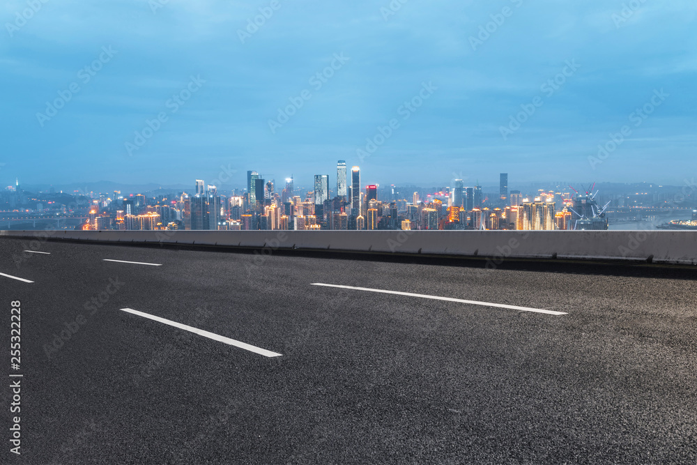 Urban Road, Highway and Construction Skyline Urban Road, Highway and Construction Skyline
