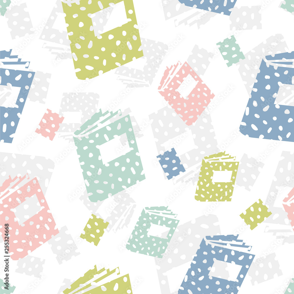 Seamless pattern with books Abstract background Seamless pattern with books Abstract background