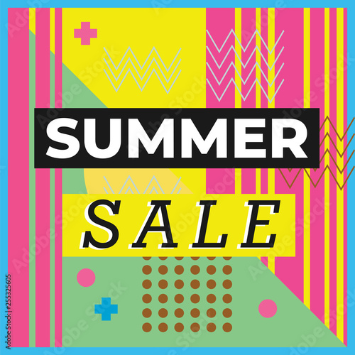 Summer sale banner design t...