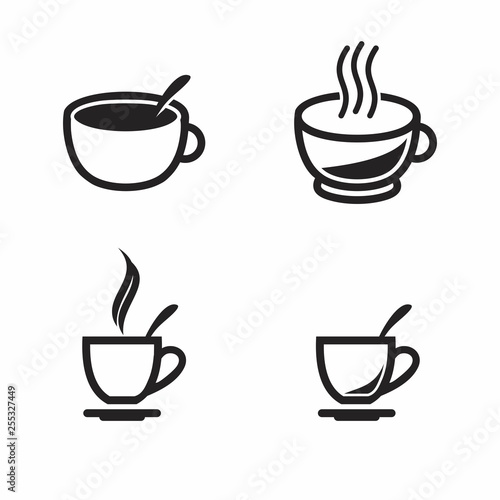 coffee cup logo illustration