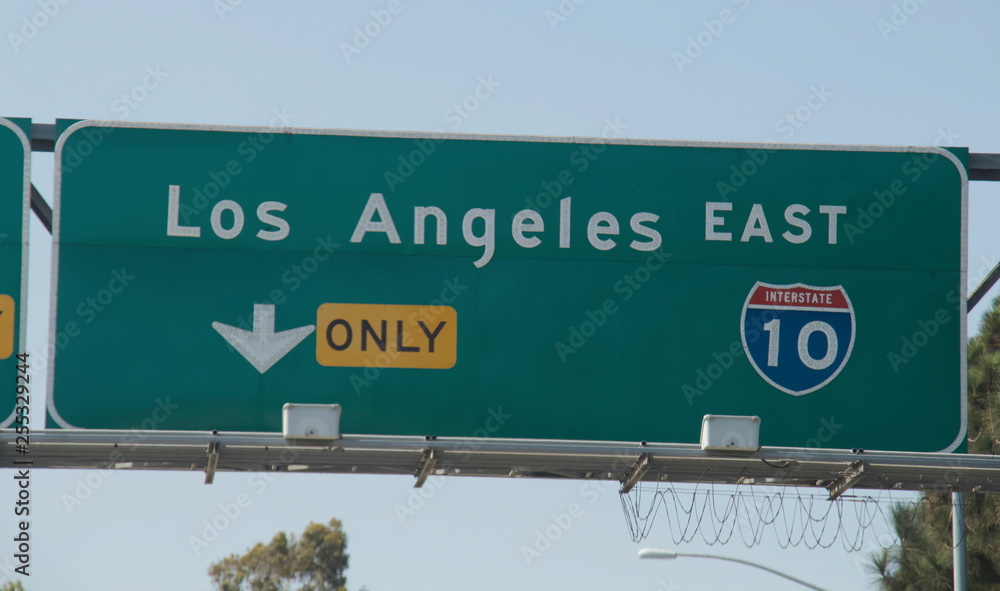 Schild los Angeles Highway