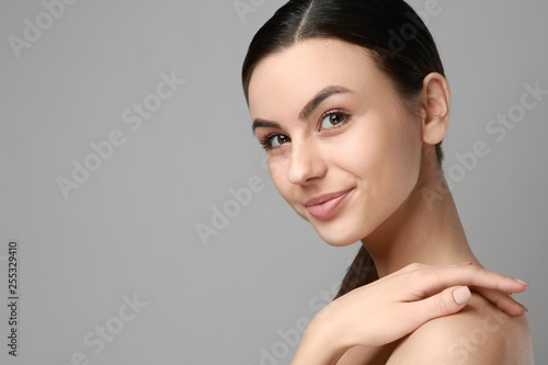 Portrait of beautiful woman...