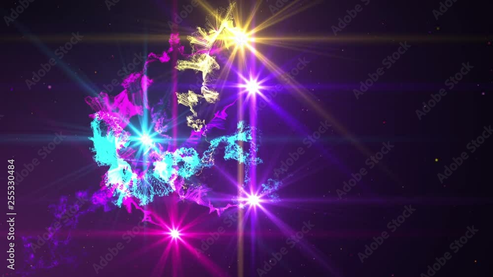 space light streaks space light streaks