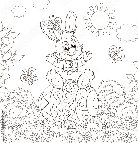 Little Easter Bunny sitting...