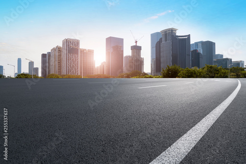 Urban Road  Highway and Construction Skyline