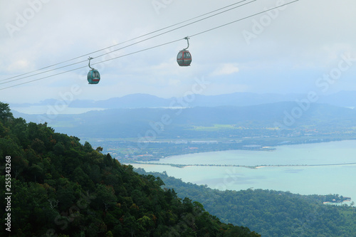 The sky cab of Langkawi