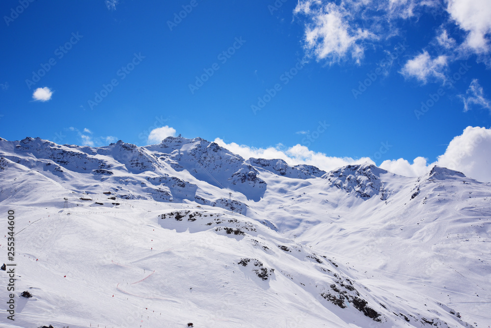 Fototapeta Winter landscape in Alps