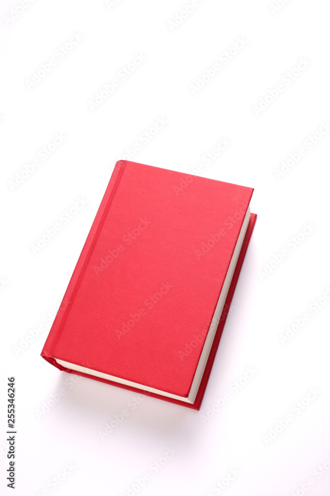 red book isolated on white background with copy space for your text clipping path include red book isolated on white background with copy space for your text clipping path include