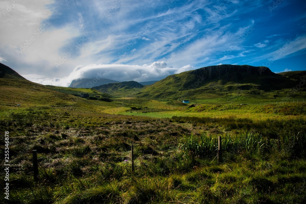 Mountainous landscapes of the Scottish Highlands