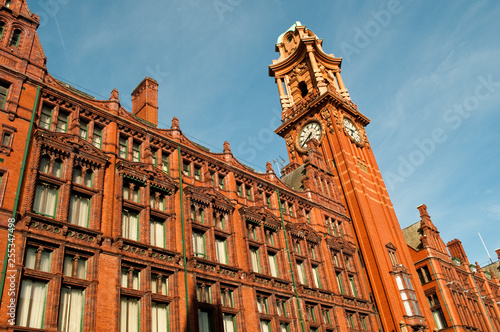 The Principal Manchester, former  Palace Hotel, a red brick Victorian building, Manchester, UK photo