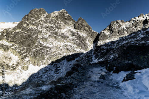 mountain route winter