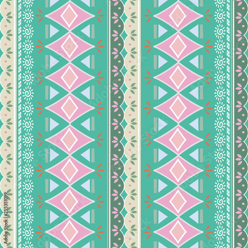 kat geometric folklore ornament. Tribal ethnic vector texture. Seamless striped pattern in Aztec style. Figure tribal embroidery. Indian, Scandinavian, Gypsy, Mexican, folk pattern trendy design