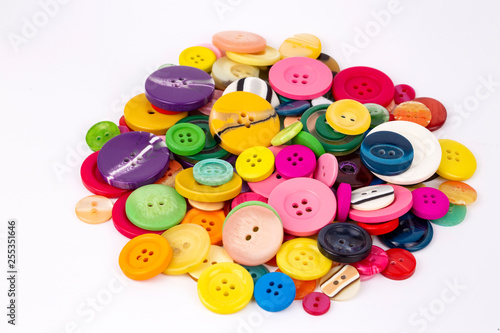 Sewing buttons background. ...