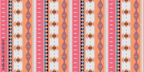 kat geometric folklore ornament. Tribal ethnic vector texture. Seamless striped pattern in Aztec style. Figure tribal embroidery. Indian, Scandinavian, Gypsy, Mexican, folk pattern trendy design