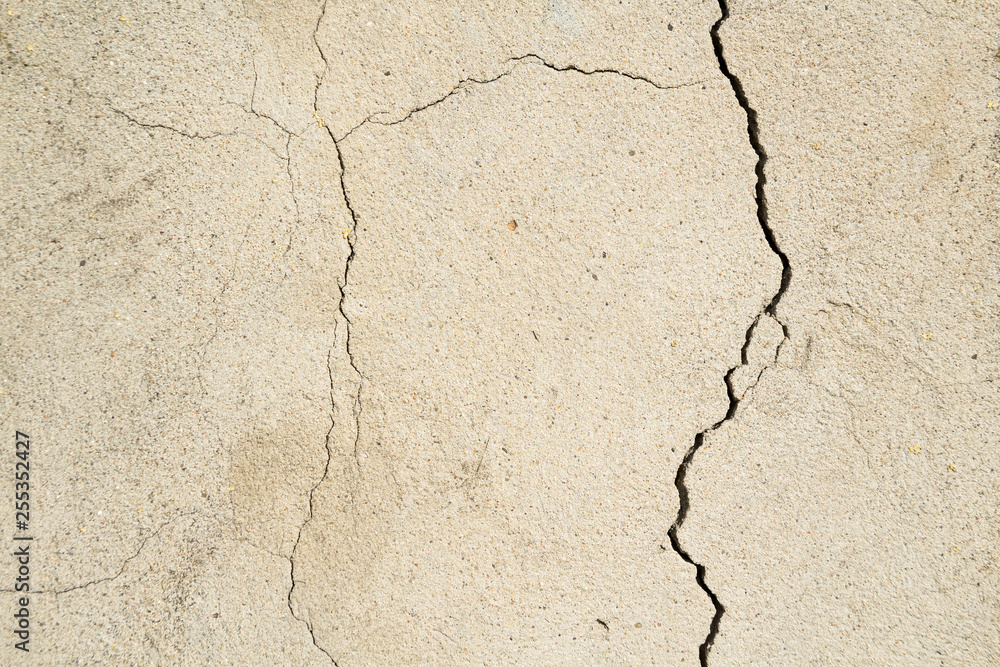Obraz premium Concrete Wall with Cracked