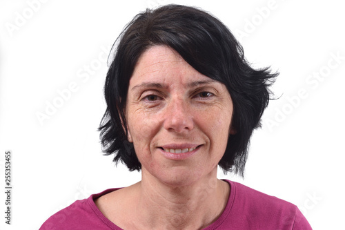 Konstfotografi portrait of a middle-aged woman without makeup