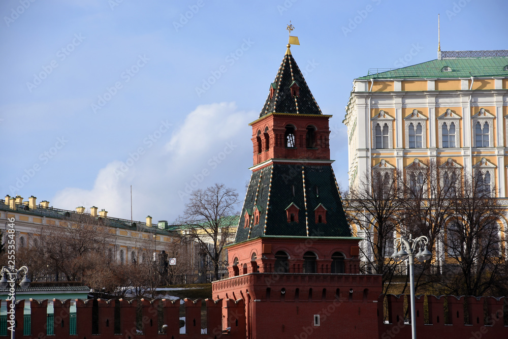 Obraz premium Architecture of Moscow Kremlin. Color photo.