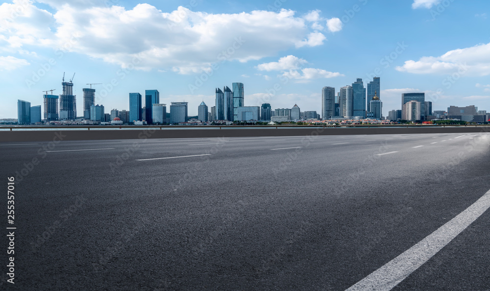 Urban Road, Highway and Construction Skyline..