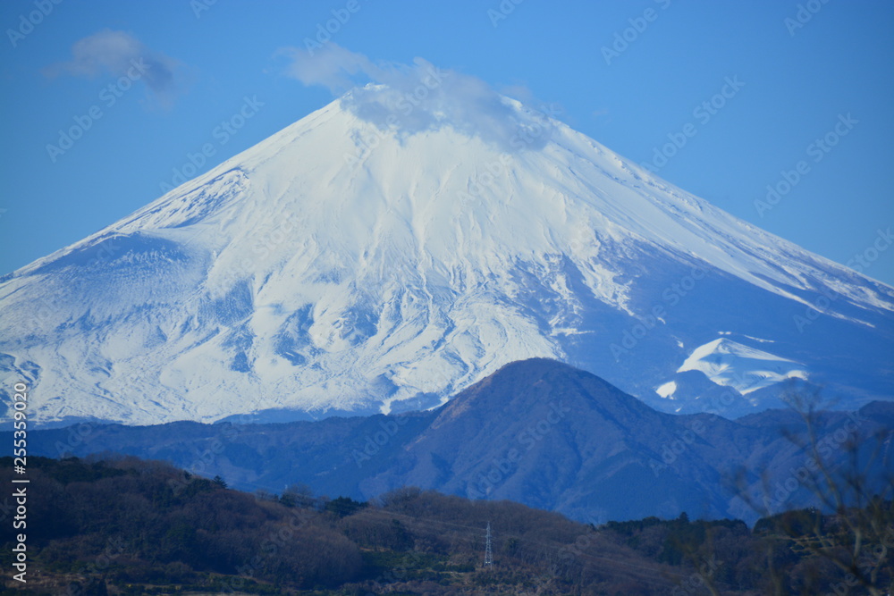 吾妻山公園から眺む富士山 吾妻山公園から眺む富士山