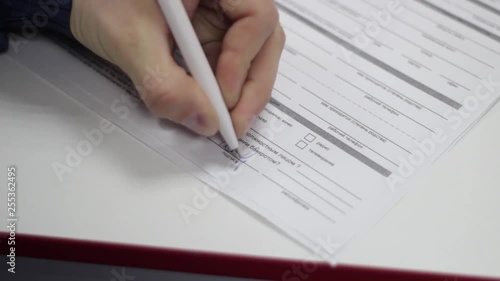 Signature on documents
