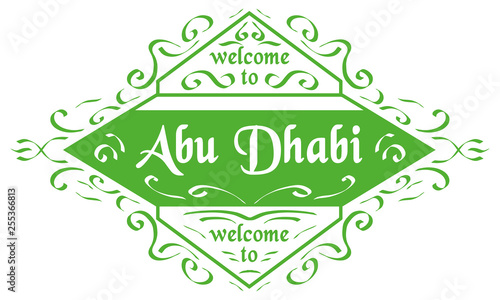 Welcome to Abu Dhabi
