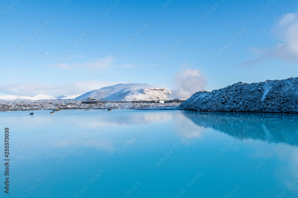 Iceland Blue Lake Natural scenery Iceland Blue Lake Natural scenery