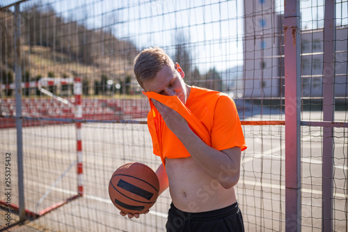 Tired basketball player © Novak