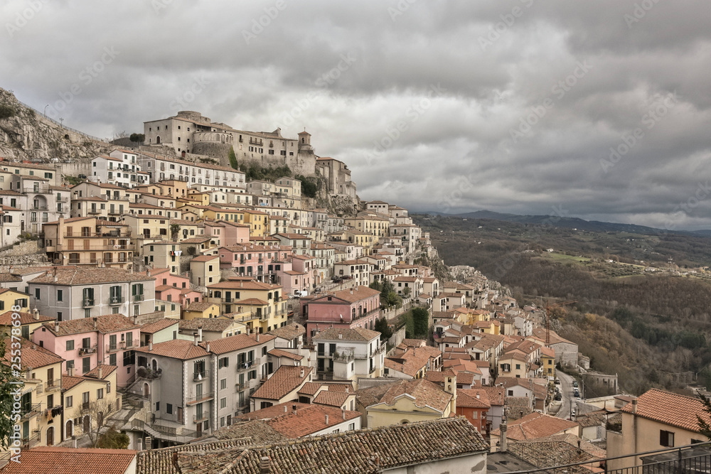 The town of Muro Lucano, in southern Italy